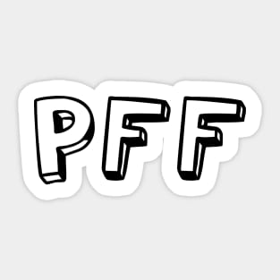 pff Sticker